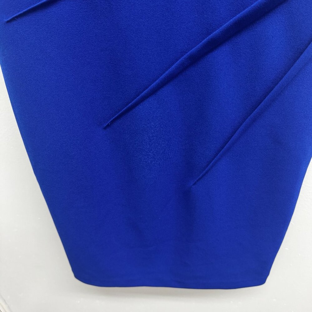 Calvin Klein Starburst Sheath Dress - Size 4, Ultramarine Blue, NWT - Picture 9 of 11
